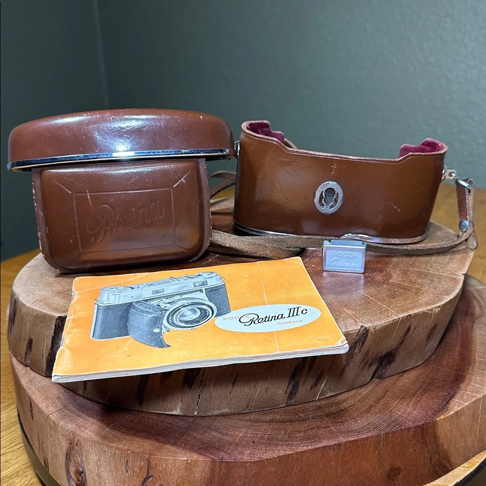 KODAK Retina IIIc Rangefinder Camera + Case + Manual